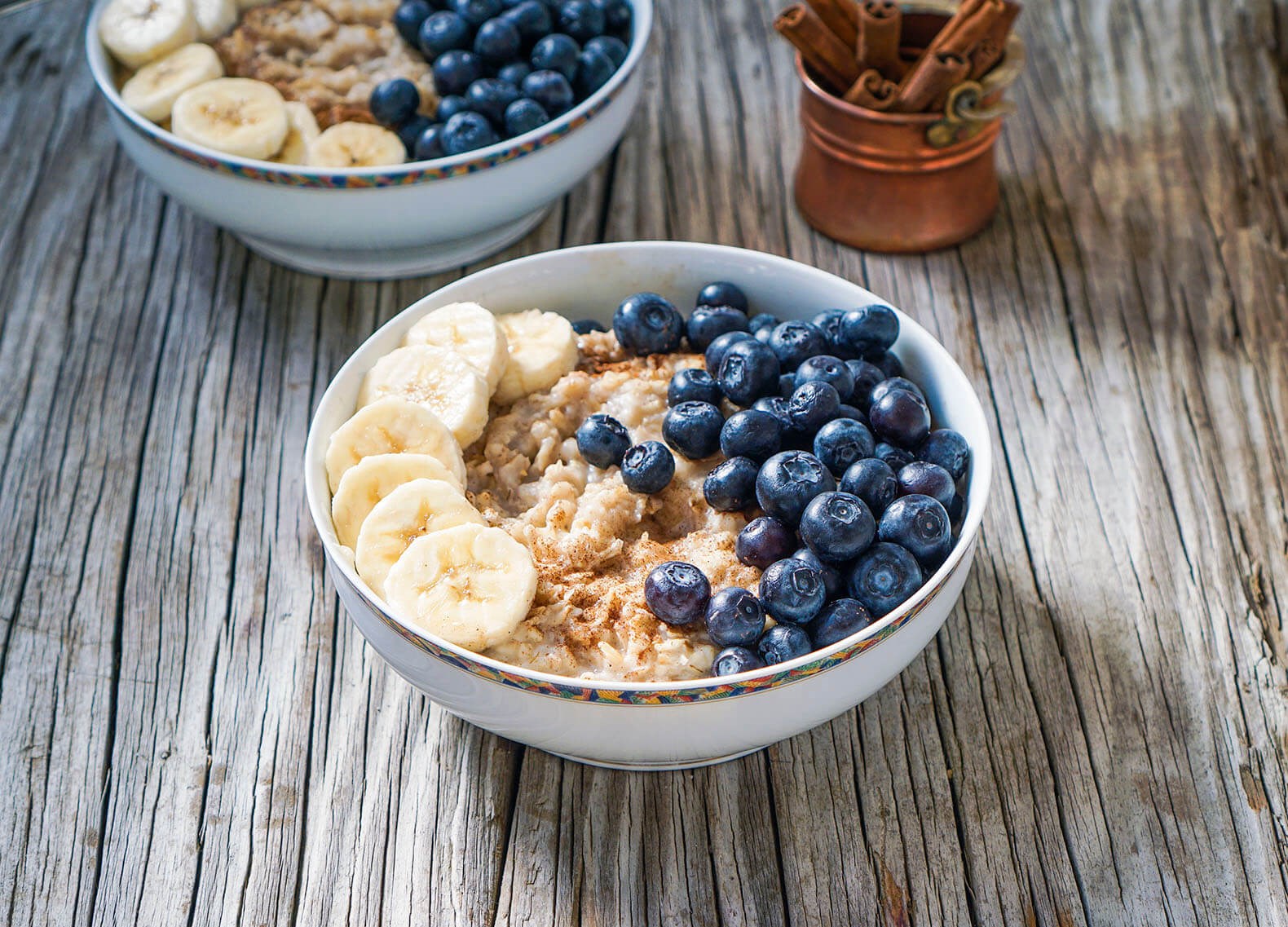 Creamy Oats and Blueberries