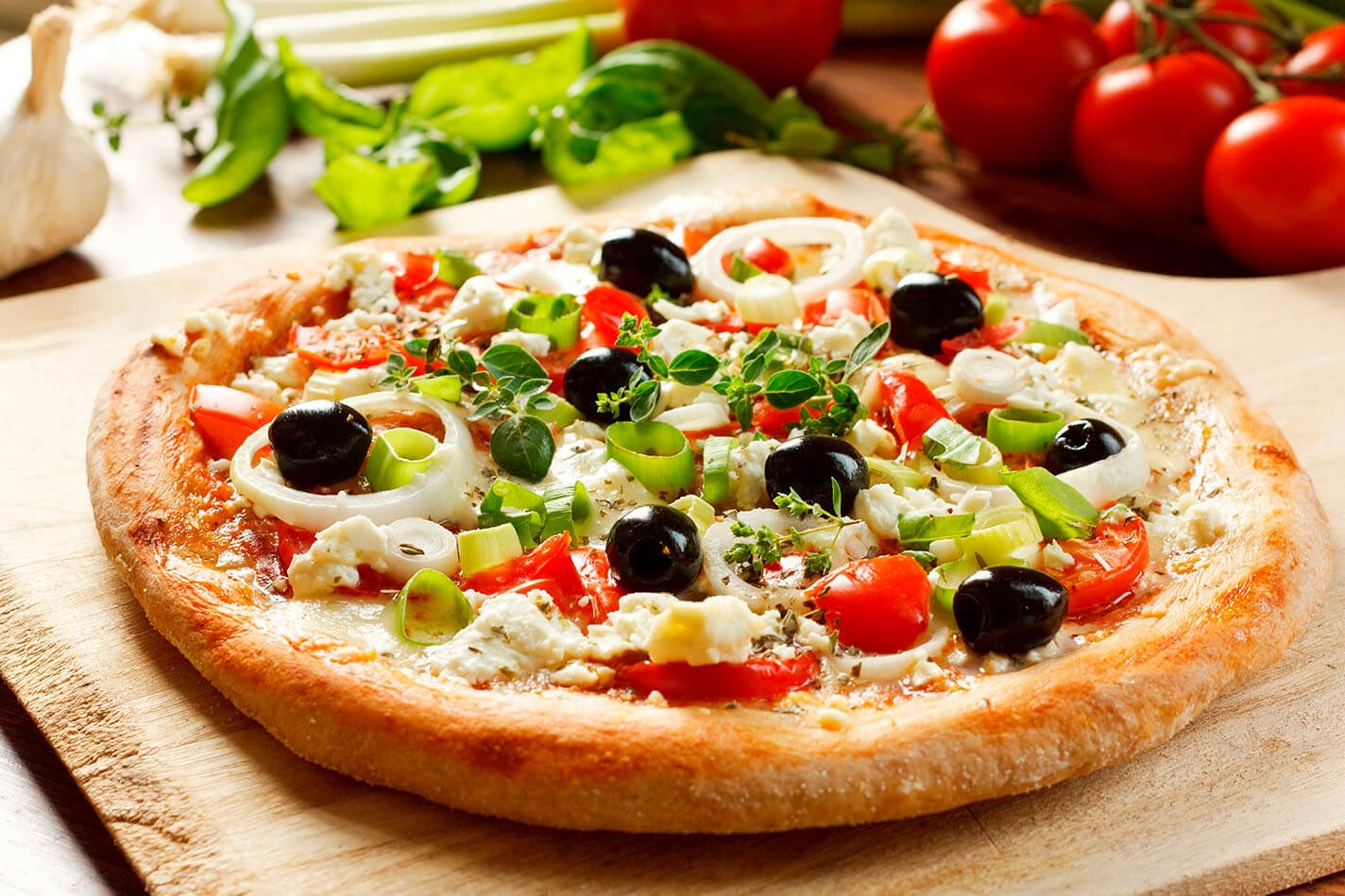 Mediterranean Vegetable Pizza