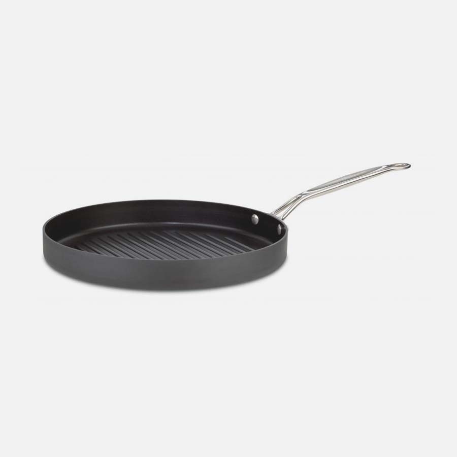 Discontinued Chef's Classic™ Nonstick Hard Anodized 12" Round Grill Pan