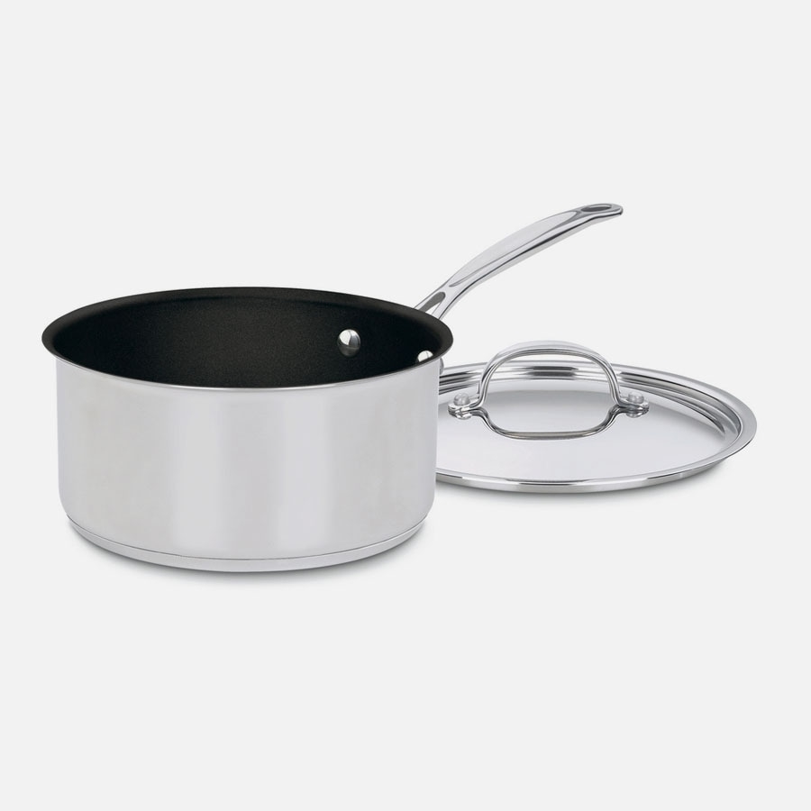 Discontinued Chef's Classic™ Nonstick Stainless 3 Quart Saucepan