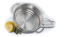 Discontinued Universal Steamer Insert with Cover (Fits 16cm, 18cm, and 20cm Saucepans)