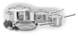 Discontinued 7 Piece Everyday Stainless Cookware Set