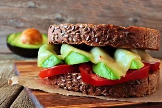 Grilled Cheese with Tomato and Avocado