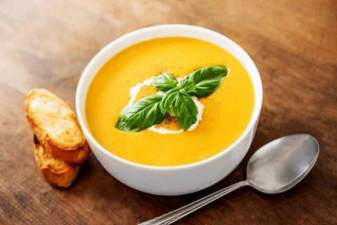 Curried Coconut and Butternut Squash Soup