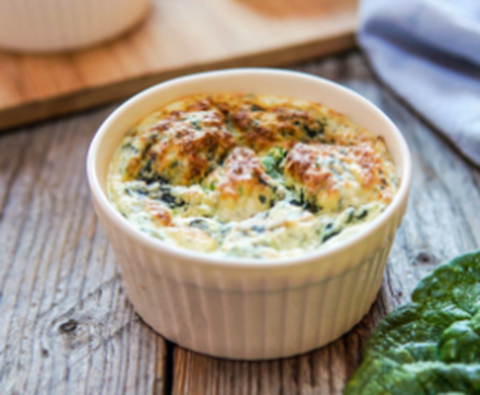 Spinach and Feta Soufflé (for standmixer)