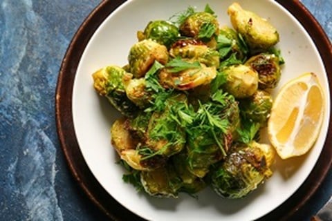 Crispy Kung Pao Brussels Sprouts