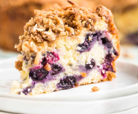Buttermilk Blueberry Crumb Cake