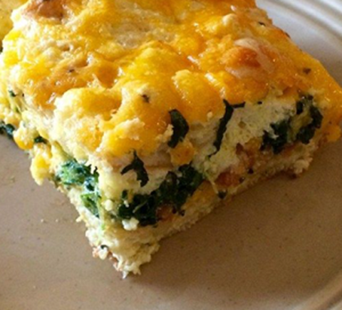 Spinach and Gruyère Breakfast Strata