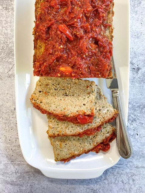 Turkey Meatloaf with Spicy Tomato Jam 