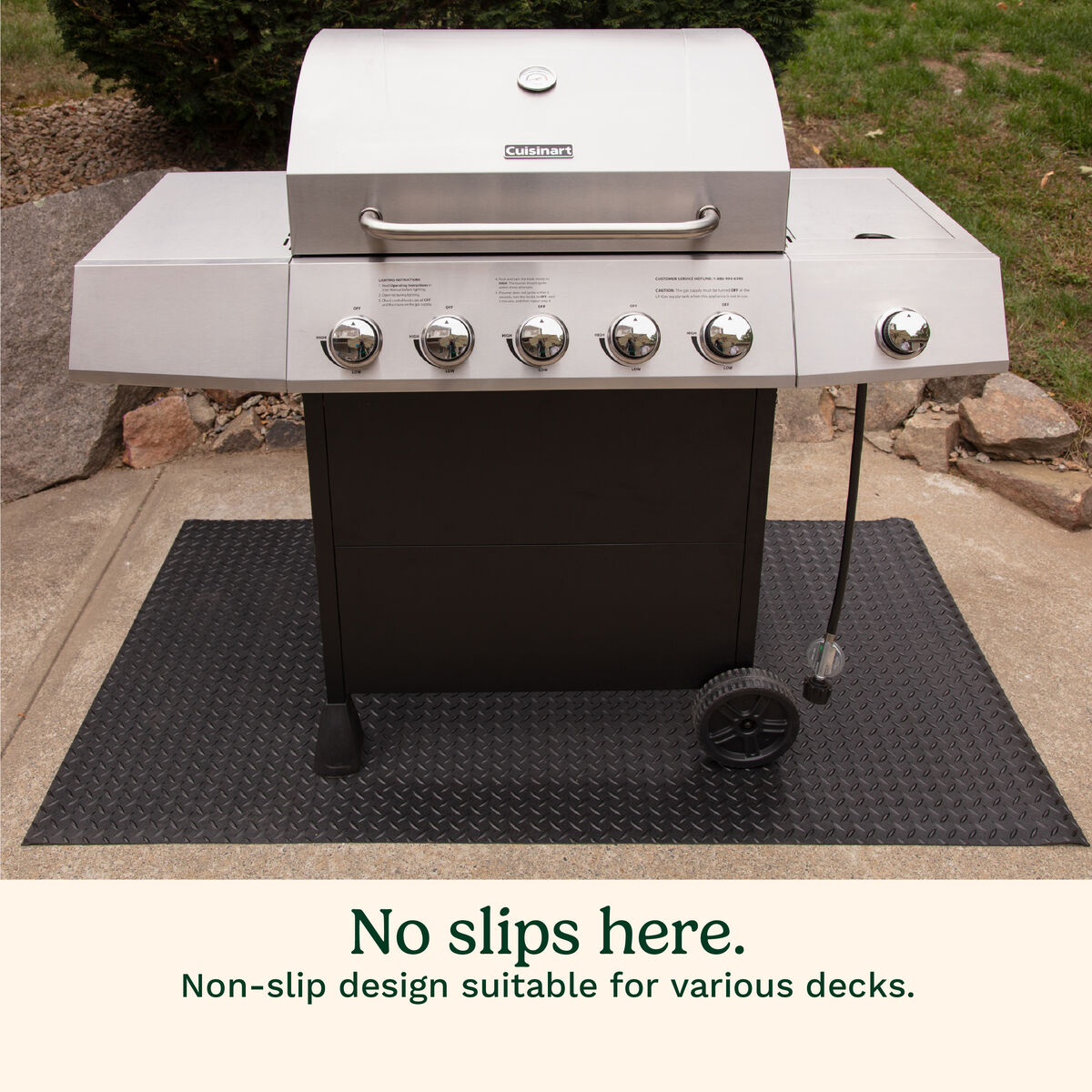 65&rdquo; X 36&rdquo; Premium Deck and Patio Grill Mat 4