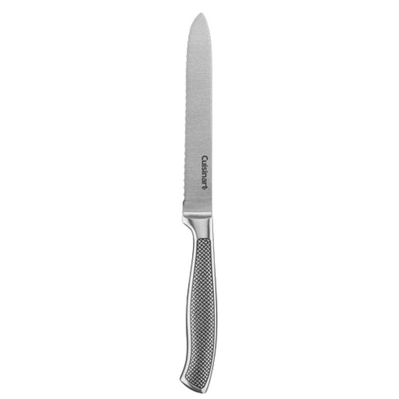 5&rdquo; Stainless Steel Serrated Utility Knife &ndash; Graphix Collection