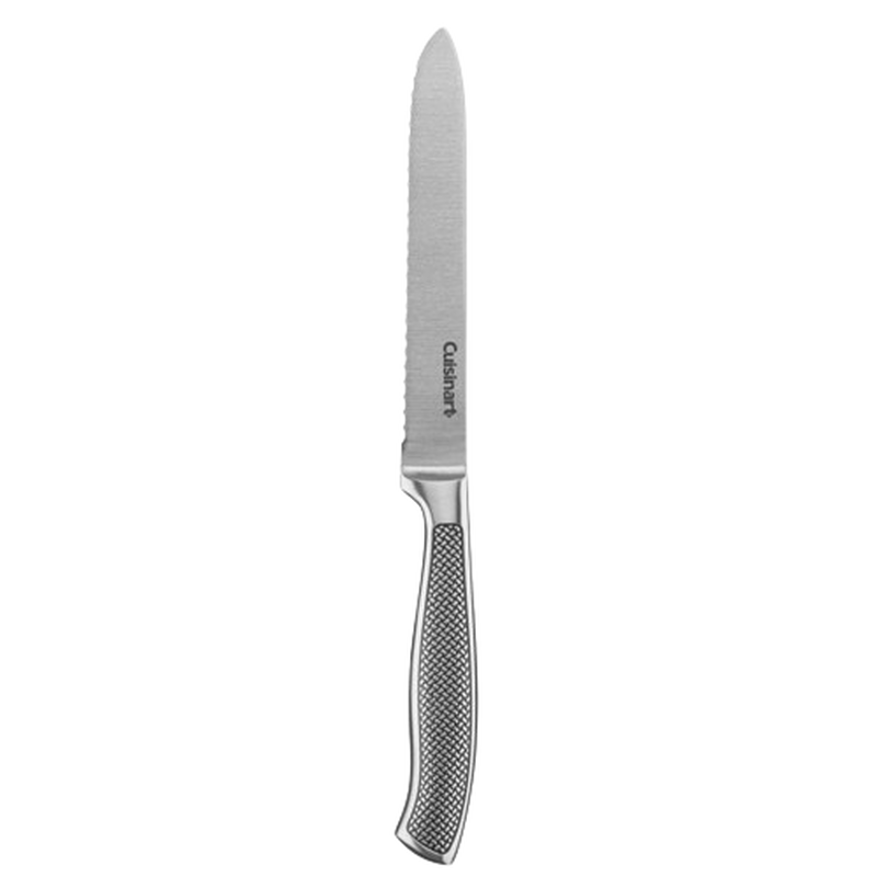 5&rdquo; Stainless Steel Serrated Utility Knife &ndash; Graphix Collection