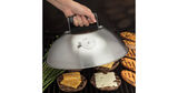 12.25" Stainless Steel BBQ Melting Dome with Steam Vent 2