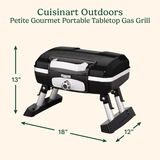 Petite Gourmet Portable Tabletop Gas Grill 3