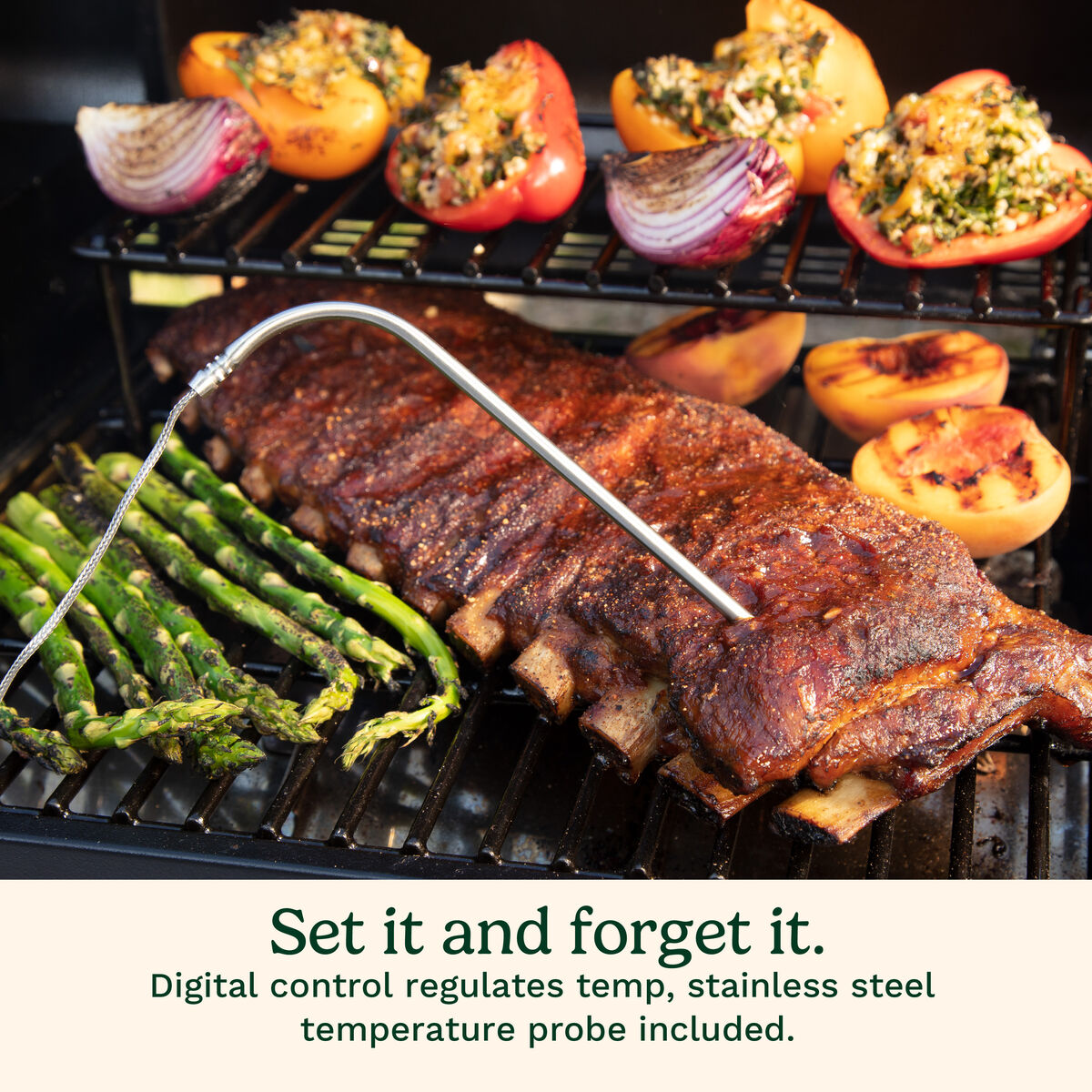 Portable Wood Pellet Grill and Smoker