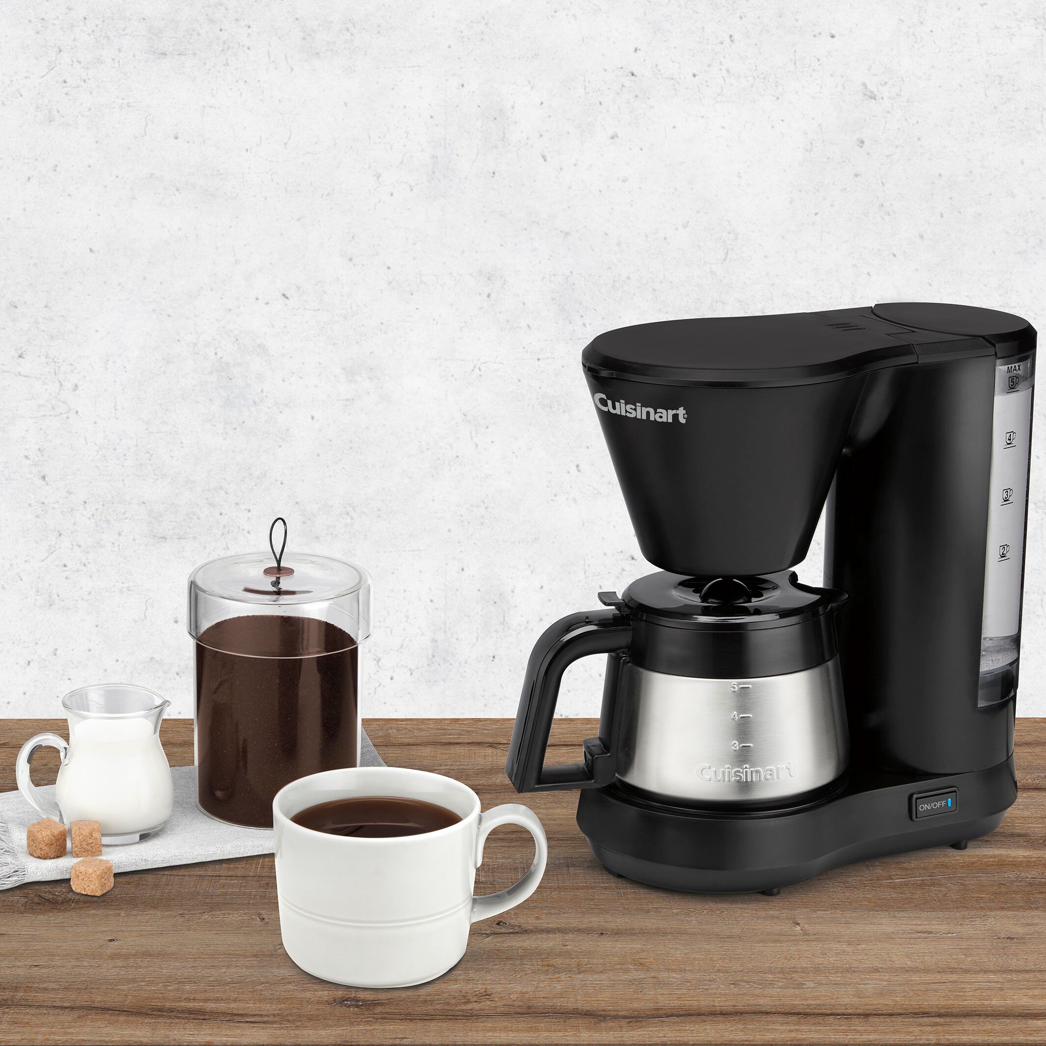 5-Cup Coffee Maker with Stainless Steel Carafe - Cuisinart