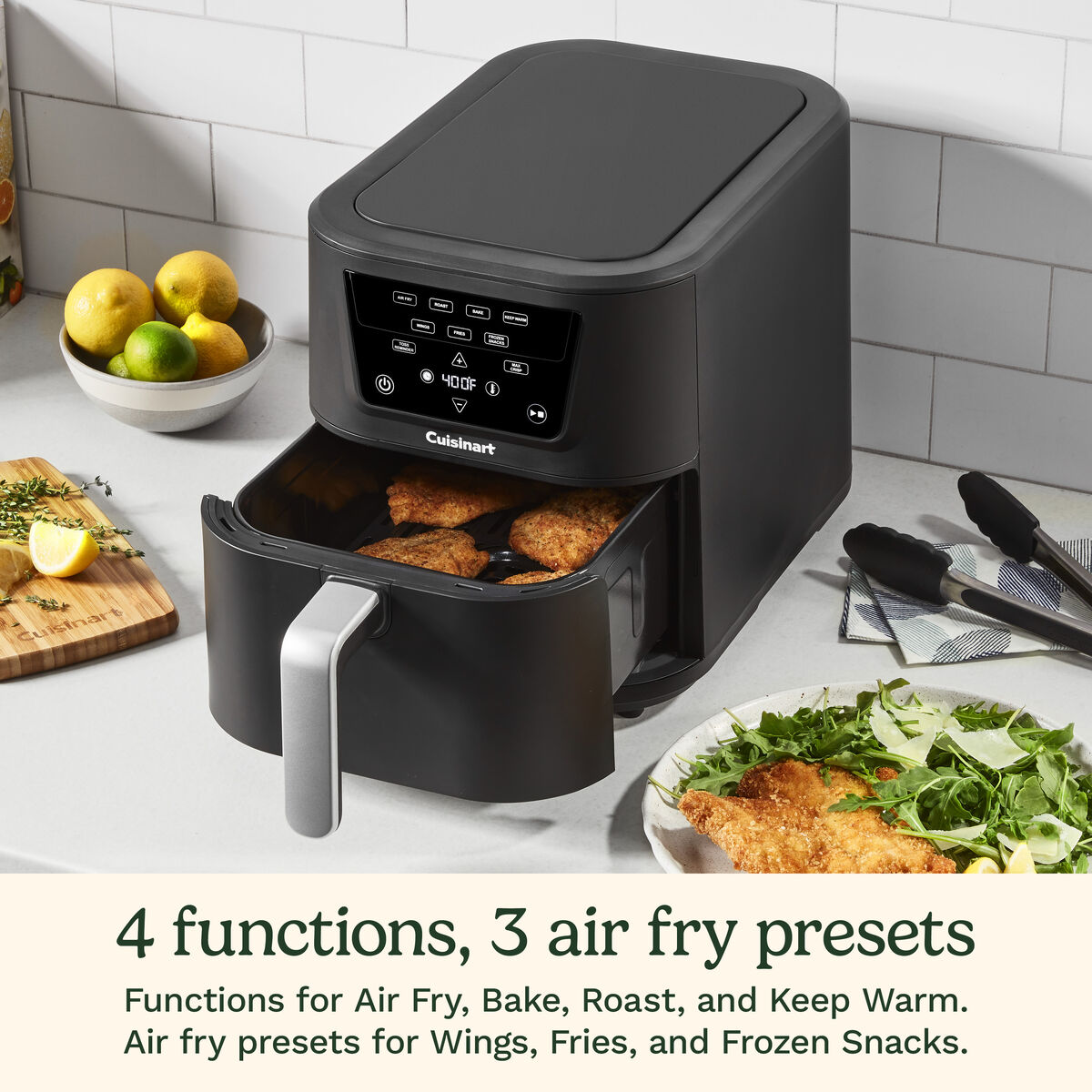 CompactMax&trade; 8-Qt Basket Air Fryer