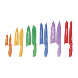 12 Piece Nonstick Color Knife Set with Blade Guards 1