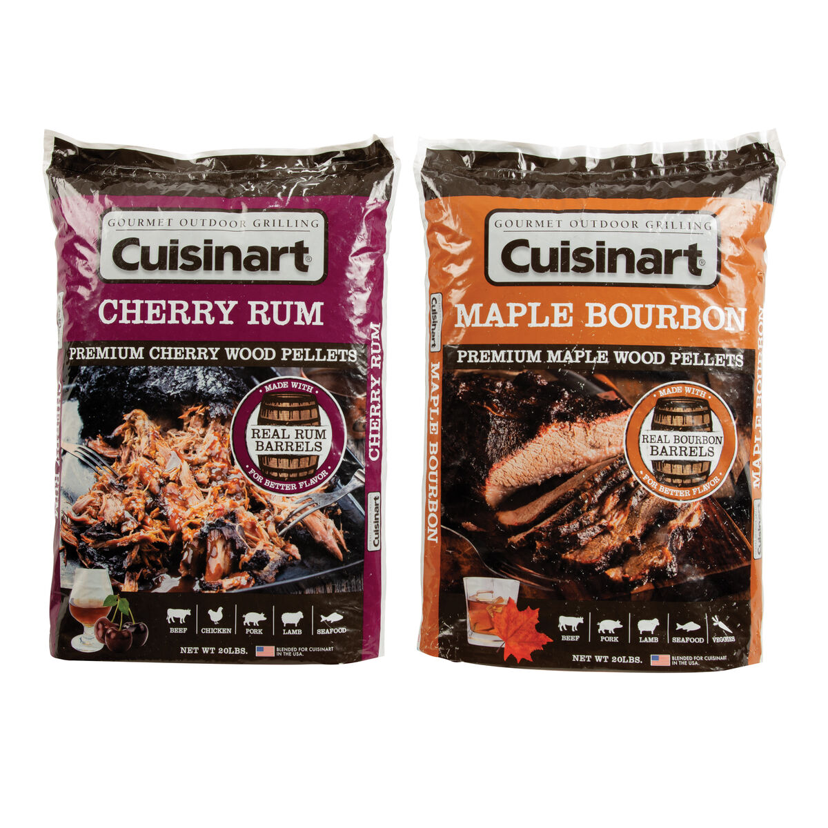 Discontinued Premium Maple Bourbon BBQ Smoking Pellets - 20 lb Bag