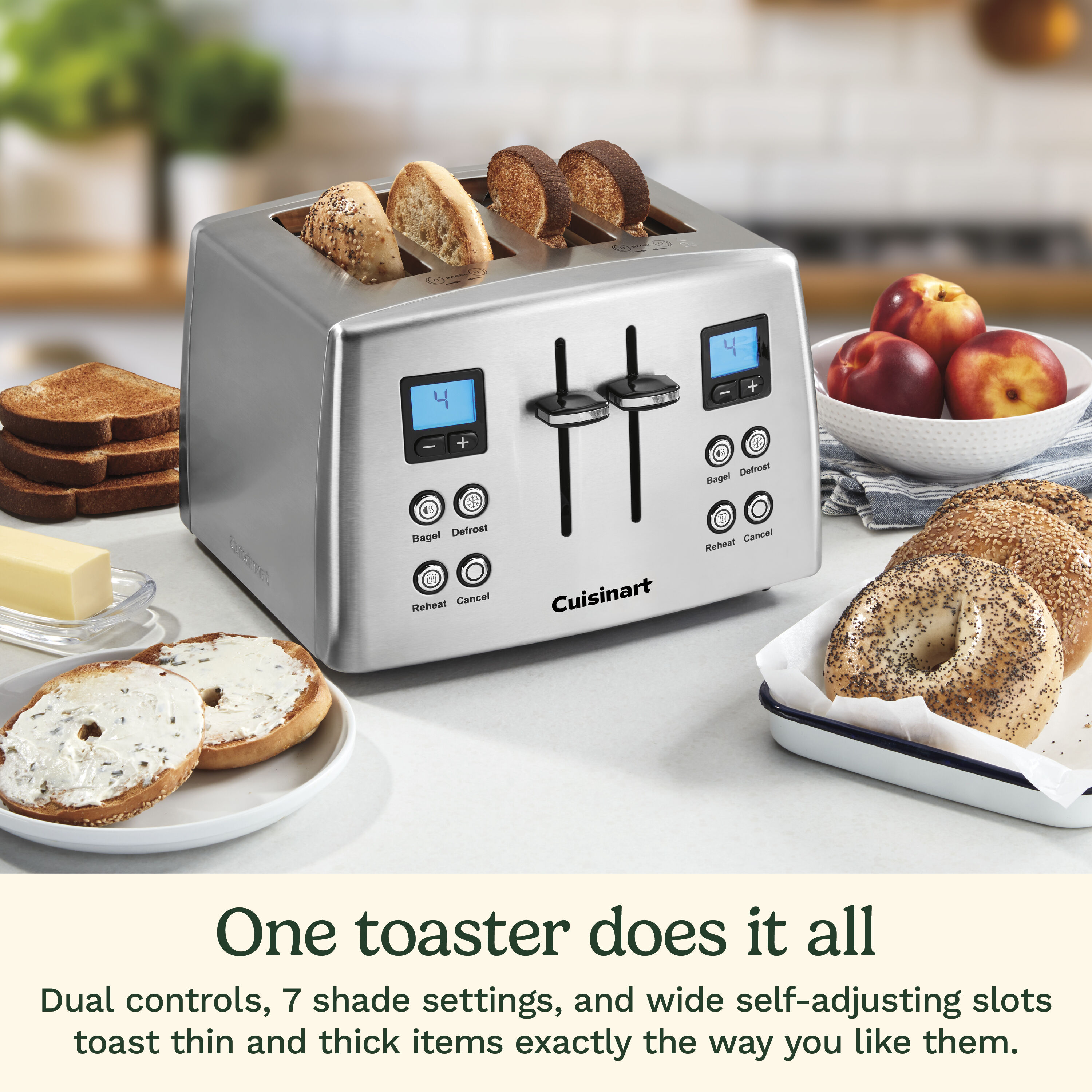 Slice Countdown Metal Toaster Cuisinart