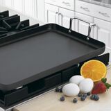 Discontinued Chef's Classic&trade; Nonstick Hard Anodized 13" x 20" Double Burner Griddle 2
