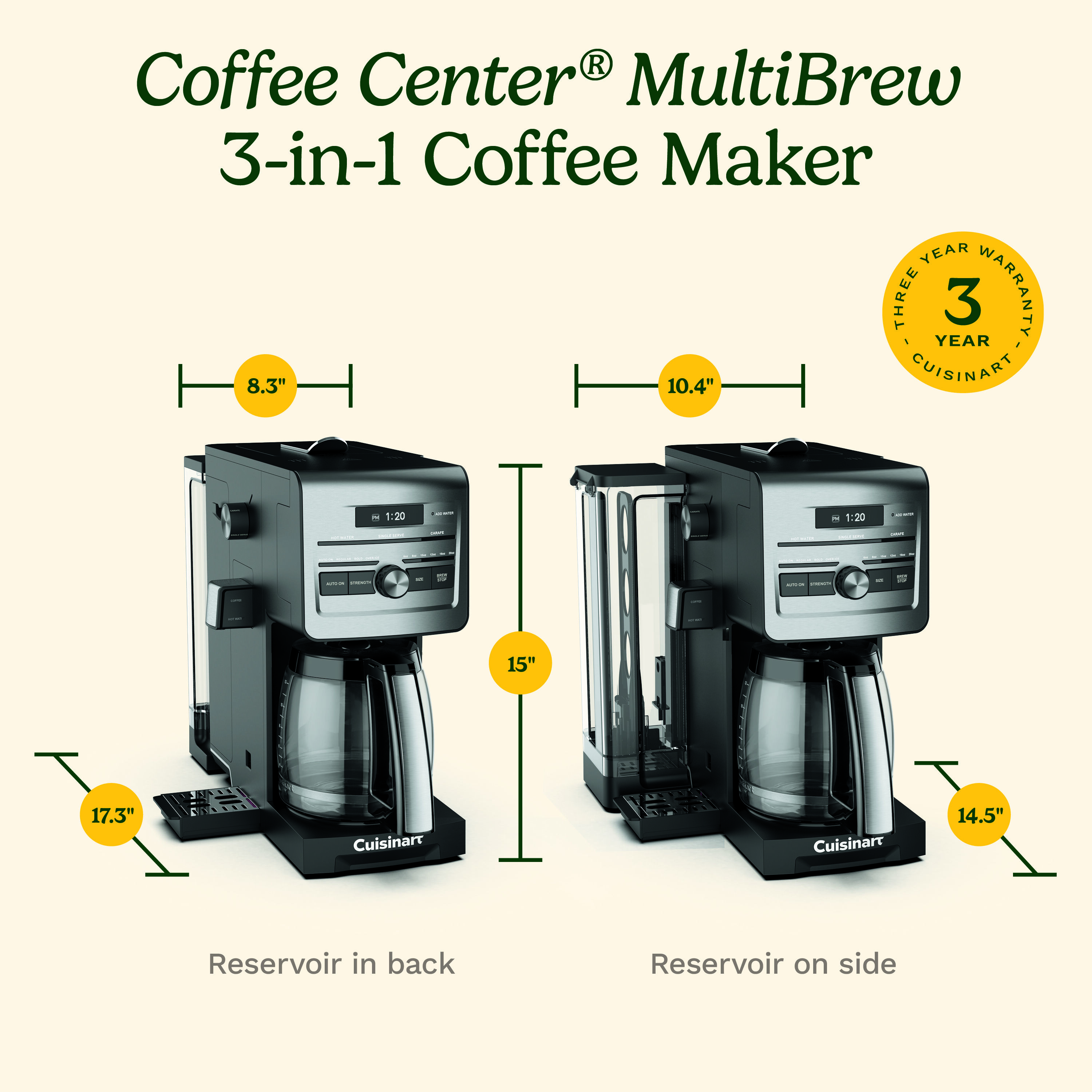 Coffee Center® MultiBrew 3-in-1 Coffee Maker - Cuisinart