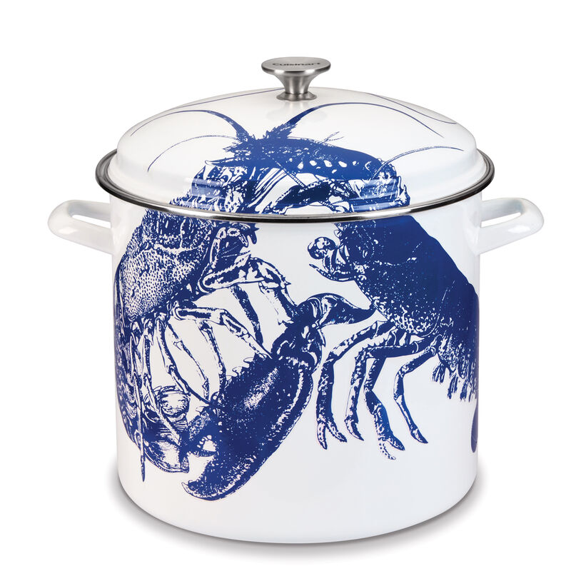 Caskata&trade; 16 Qt. Enamel on Steel Stockpot with Cover