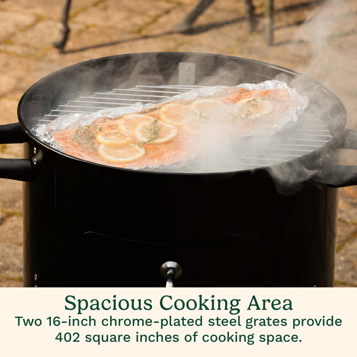 16" Vertical Charcoal Smoker 5