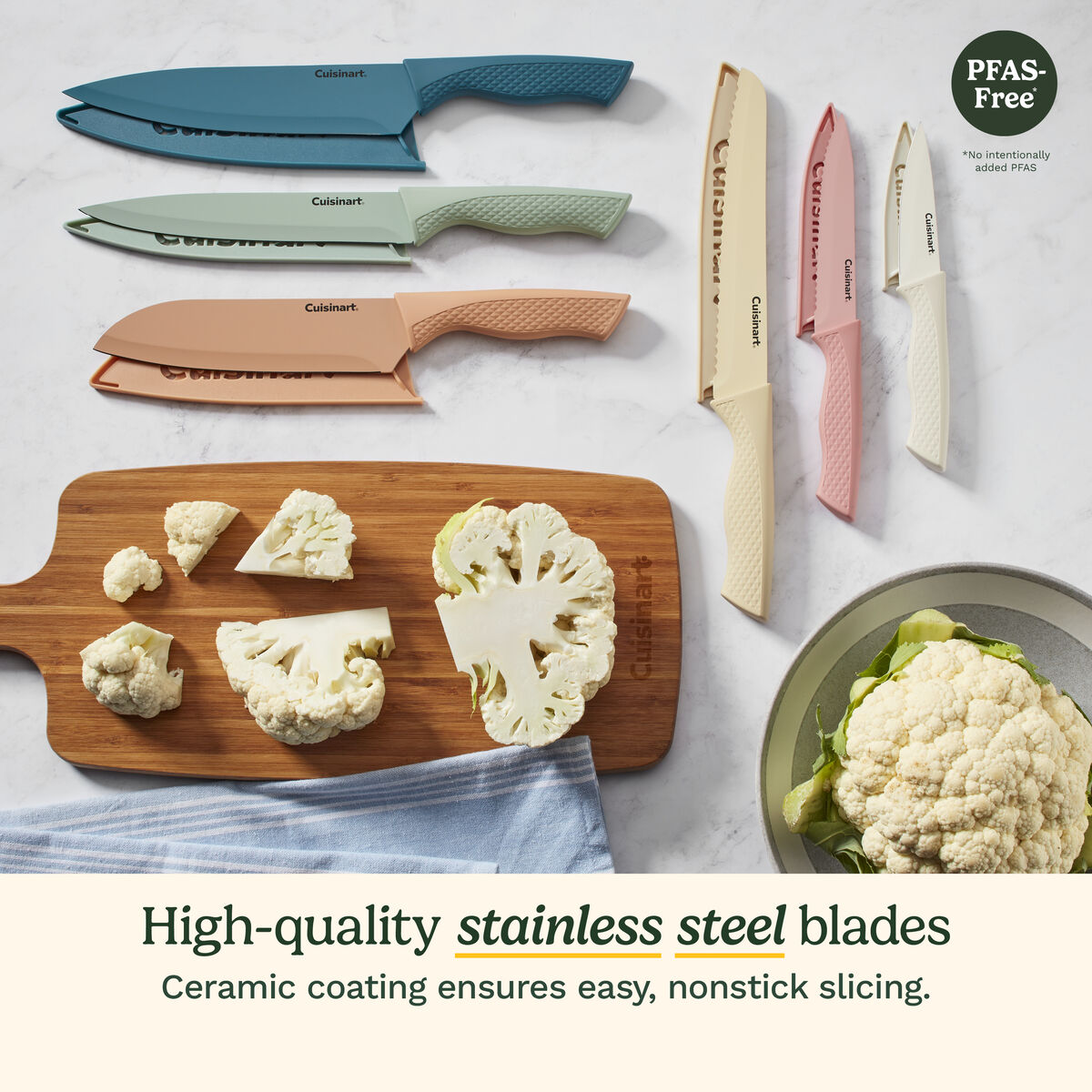 Advantage&reg; 12-Piece Ceramic-Coated Knife Set