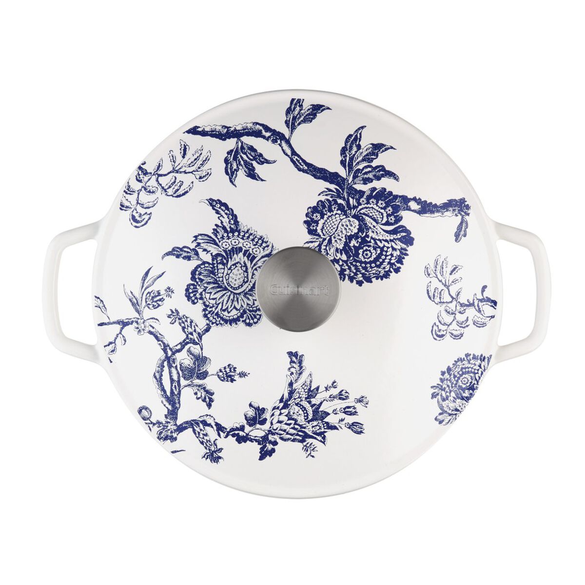 Discontinue Caskata&trade; 5 Qt. Round Covered Casserole - Floral Landscape 3