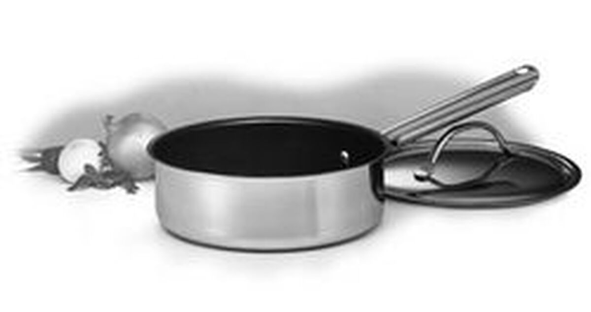 Discontinued Stainless Steel Stick Free 2 Qt. Saut&eacute; Pan with Cover 1