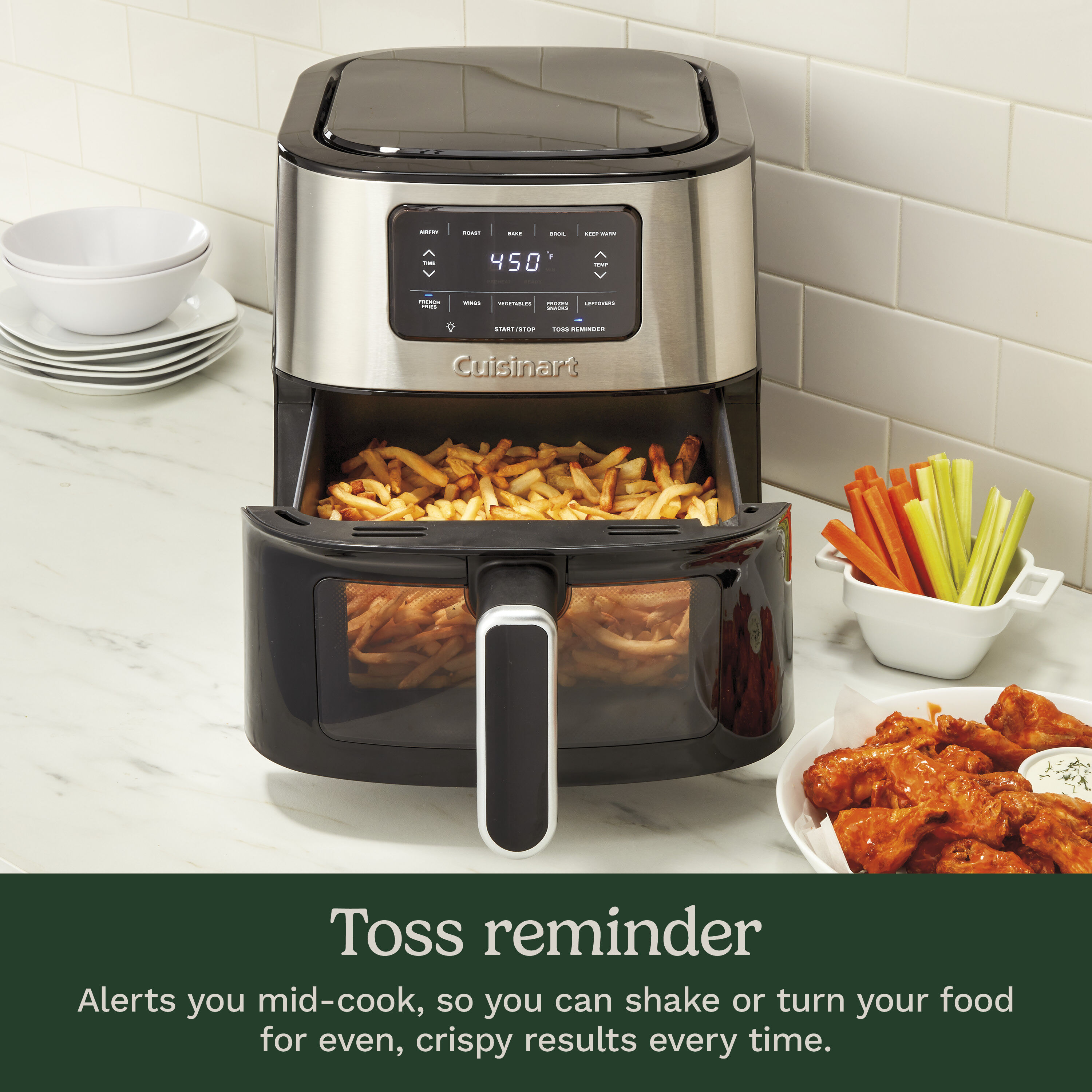 Large Digital Air Fryer, 6-qt Basket (AIR-200) - Cuisinart
