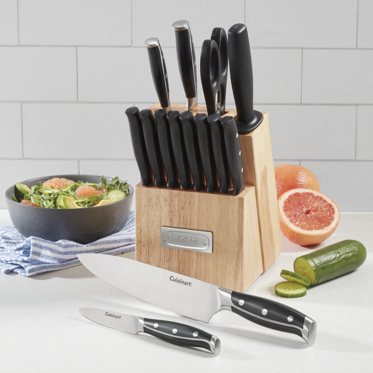 Nitrogen 15 Piece Cutlery Knife Block Set 2
