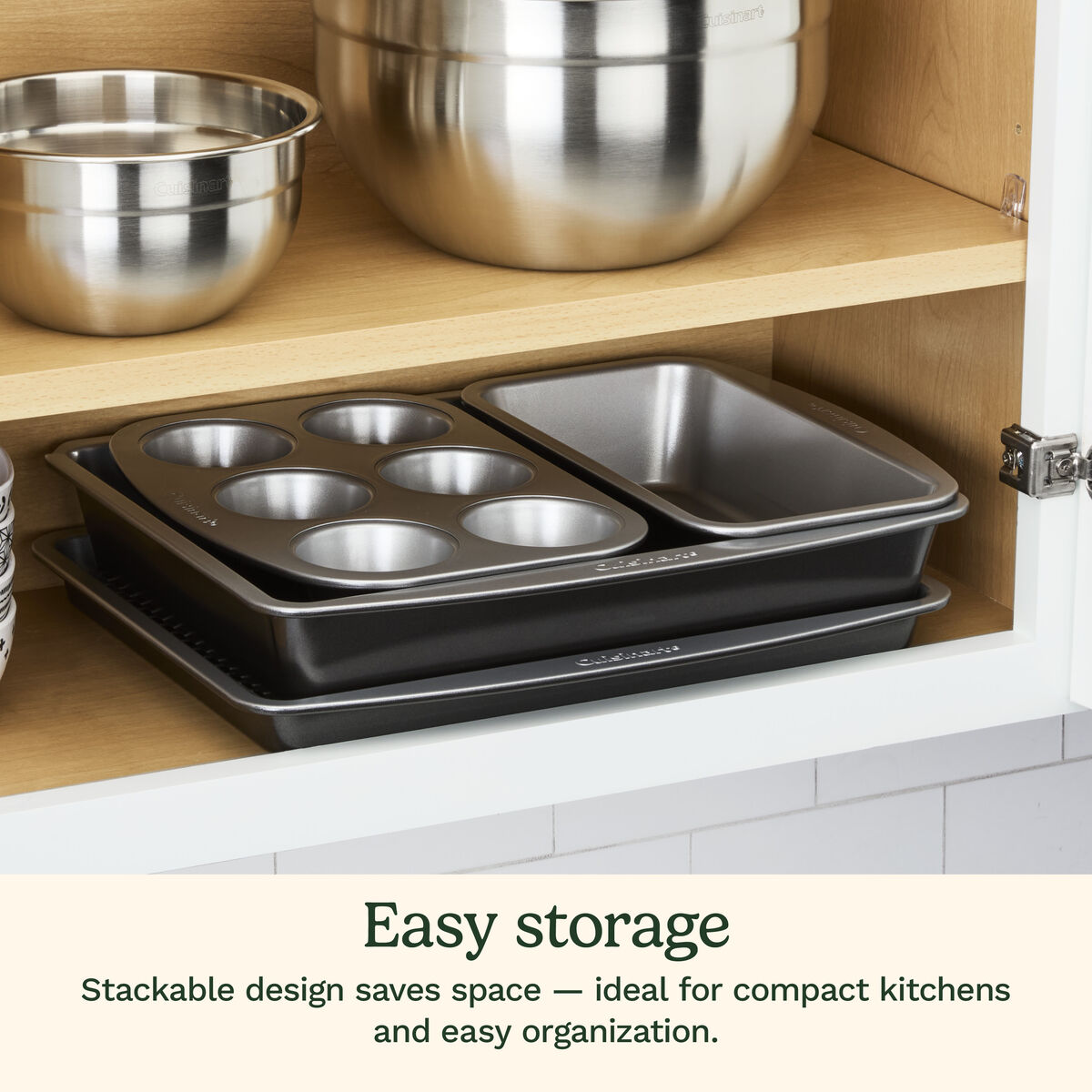 Chef's Confidence&trade; Stackable Ceramic Nonstick Bakeware 5