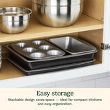 Chef's Confidence&trade; Stackable Ceramic Nonstick Bakeware 5