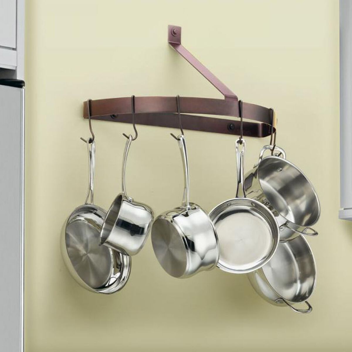 Discontinued Bronze Half Circle Wall Rack 2