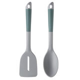 FlexTouch 2pc Tool Set: Slotted Turner & Solid Spoon 2