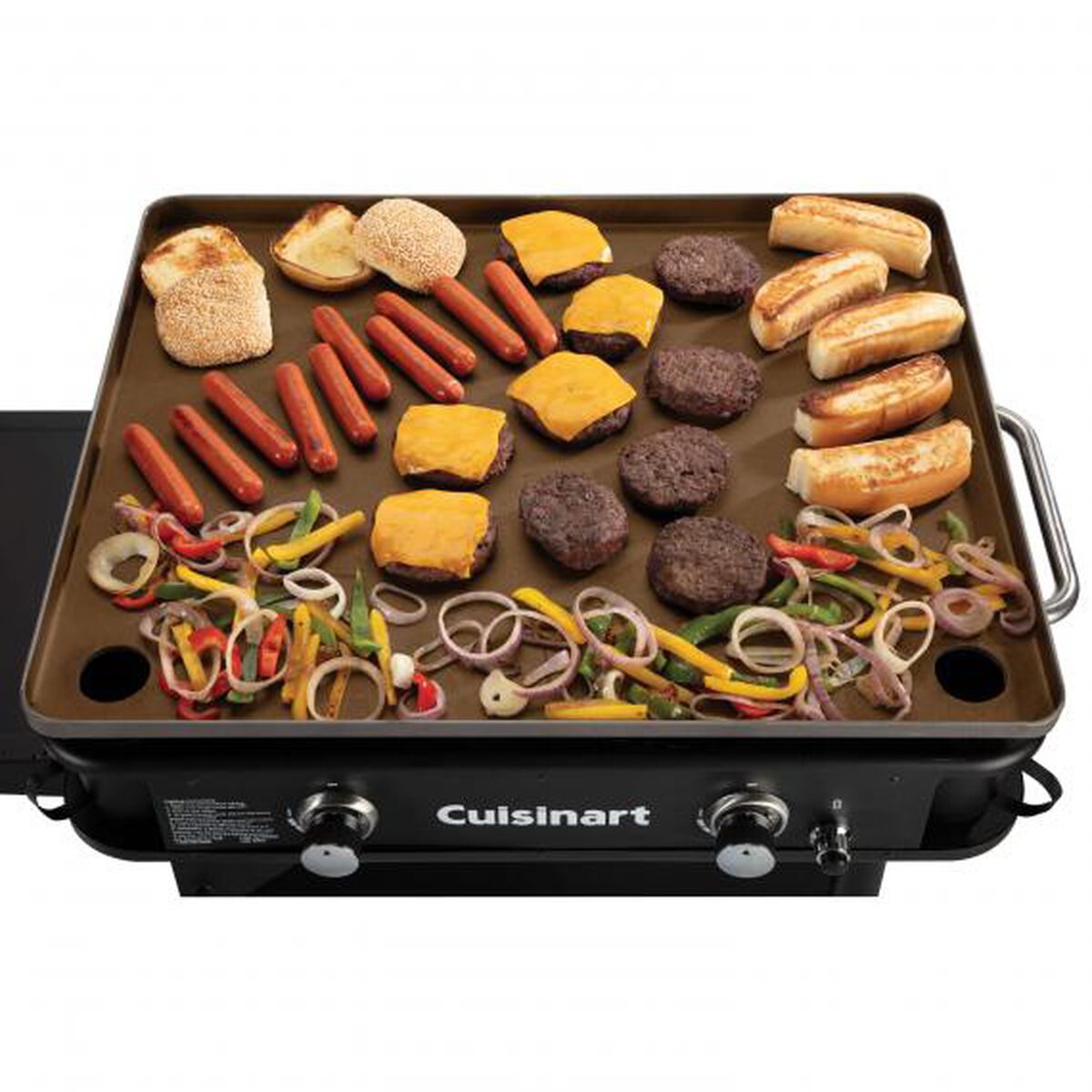 28" Two Burner Gas Griddle 7