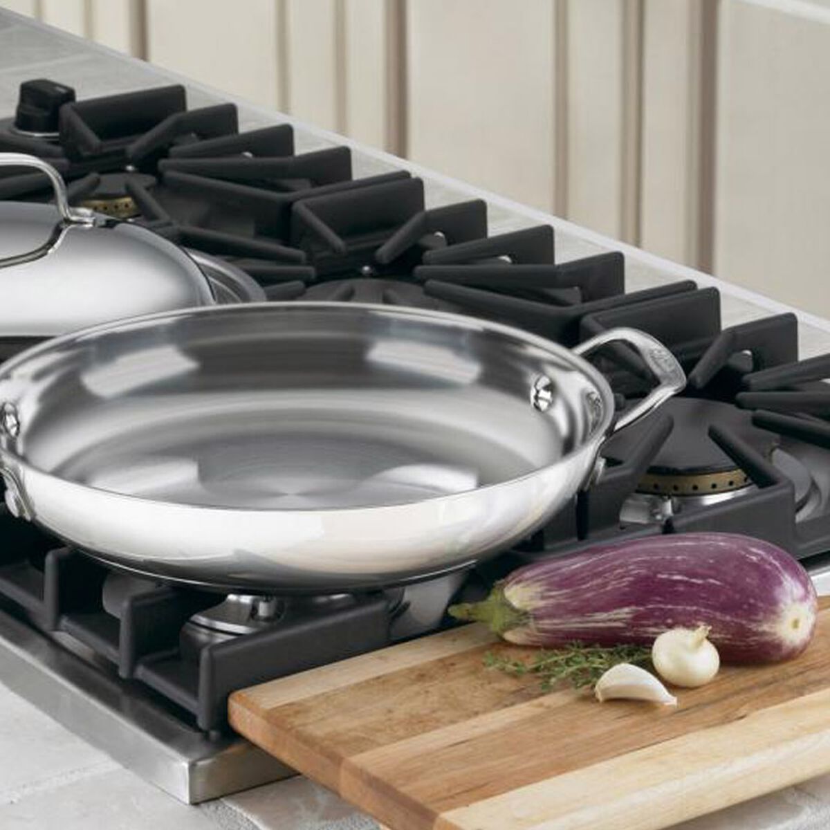 Chef's Classic&trade; Stainless 12" Everyday Pan with Medium Dome Cover