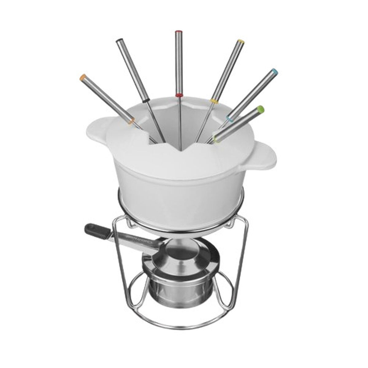 Chef&rsquo;s Classic&trade; Enameled Cast Iron 13-Piece Fondue Set 1
