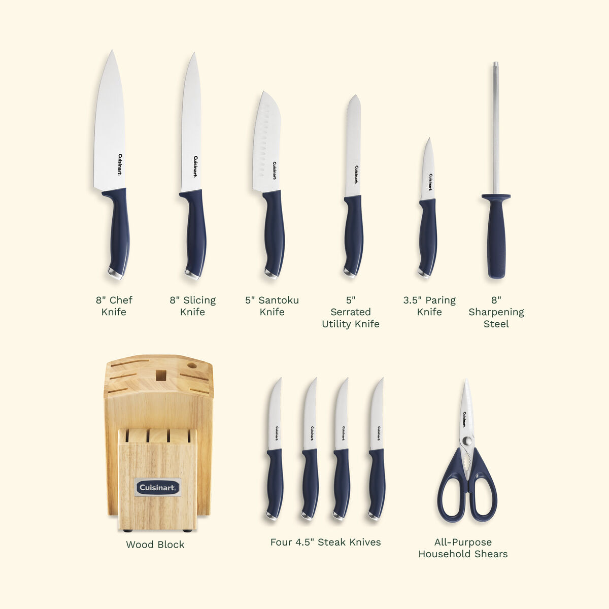 ColorPro 12 Piece Knife Block Set 5
