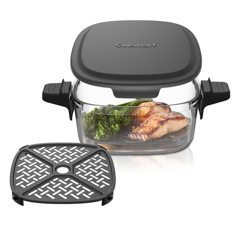 3-Piece Glass Air Fryer Accessory Set