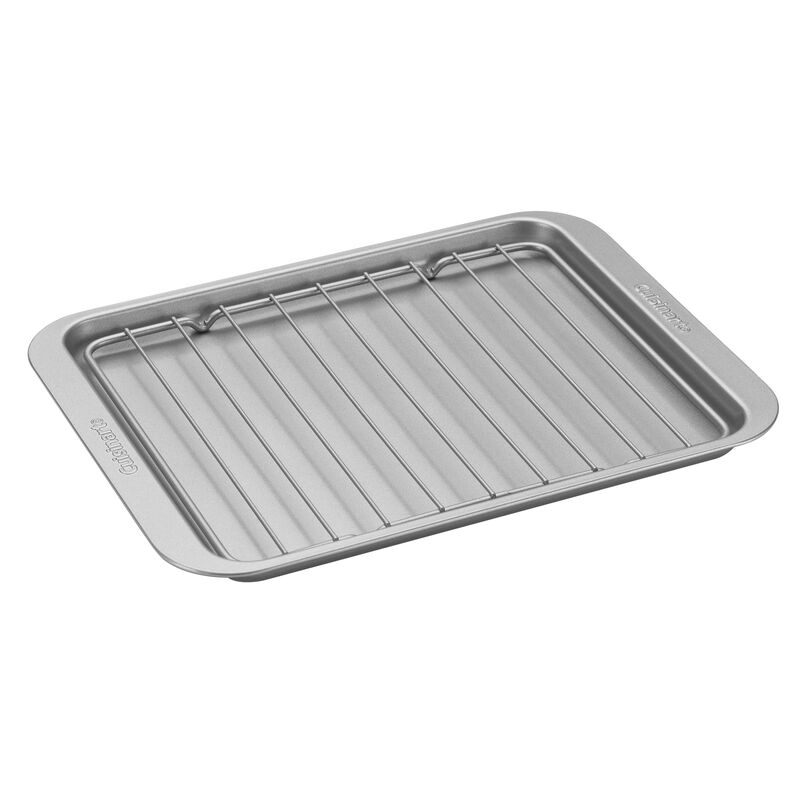 Chef's Classic&trade; Non-Stick 9"x11" Toaster Oven Broiling Pan w/Rack