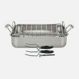Discontinued Chef's Classic&trade; Stainless 5 Piece Chef's Classic&trade; Stainless Roaster Set 2