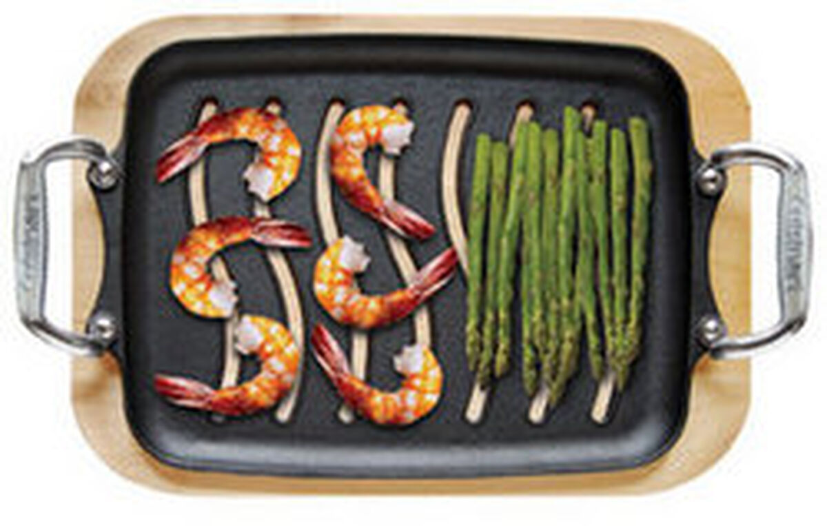 Discontinued Preseasoned Cast Iron Grilling Platter Set 1