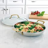 Discontinued Mineral Collection Stainless Cookware 12" Everyday Pan with Cover 2