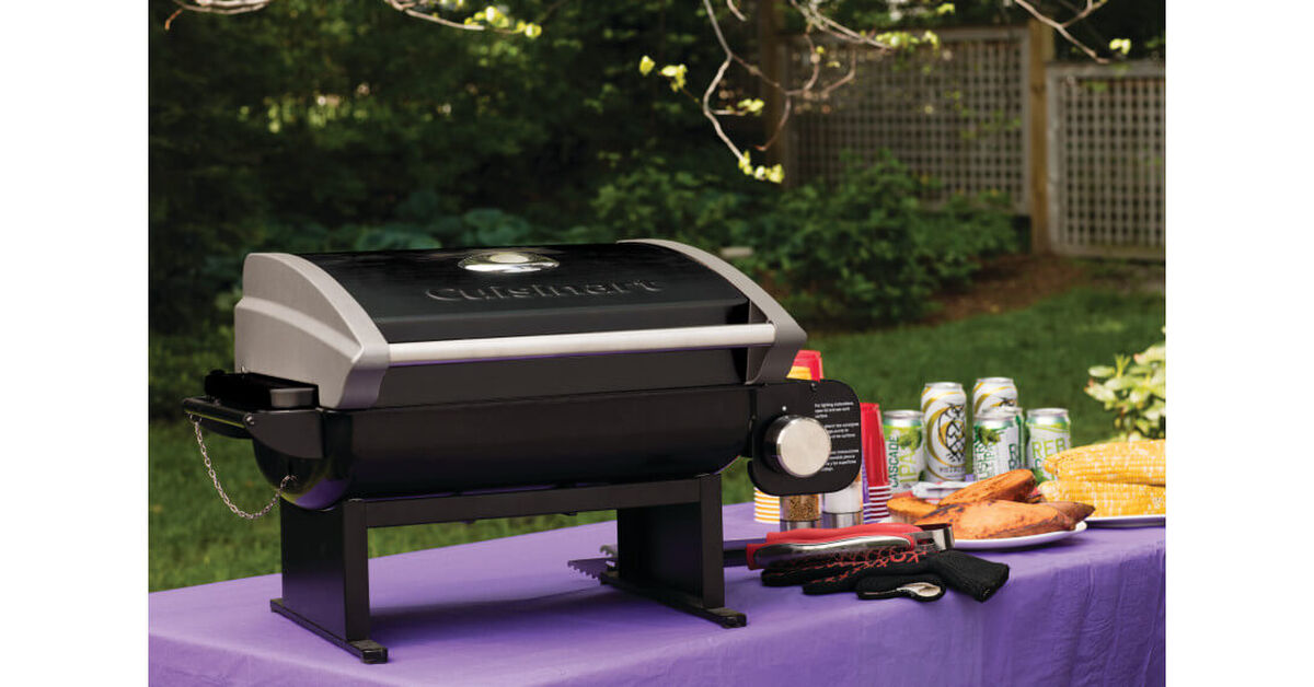 Portable Outdoor Tabletop Propane Gas Grill 4