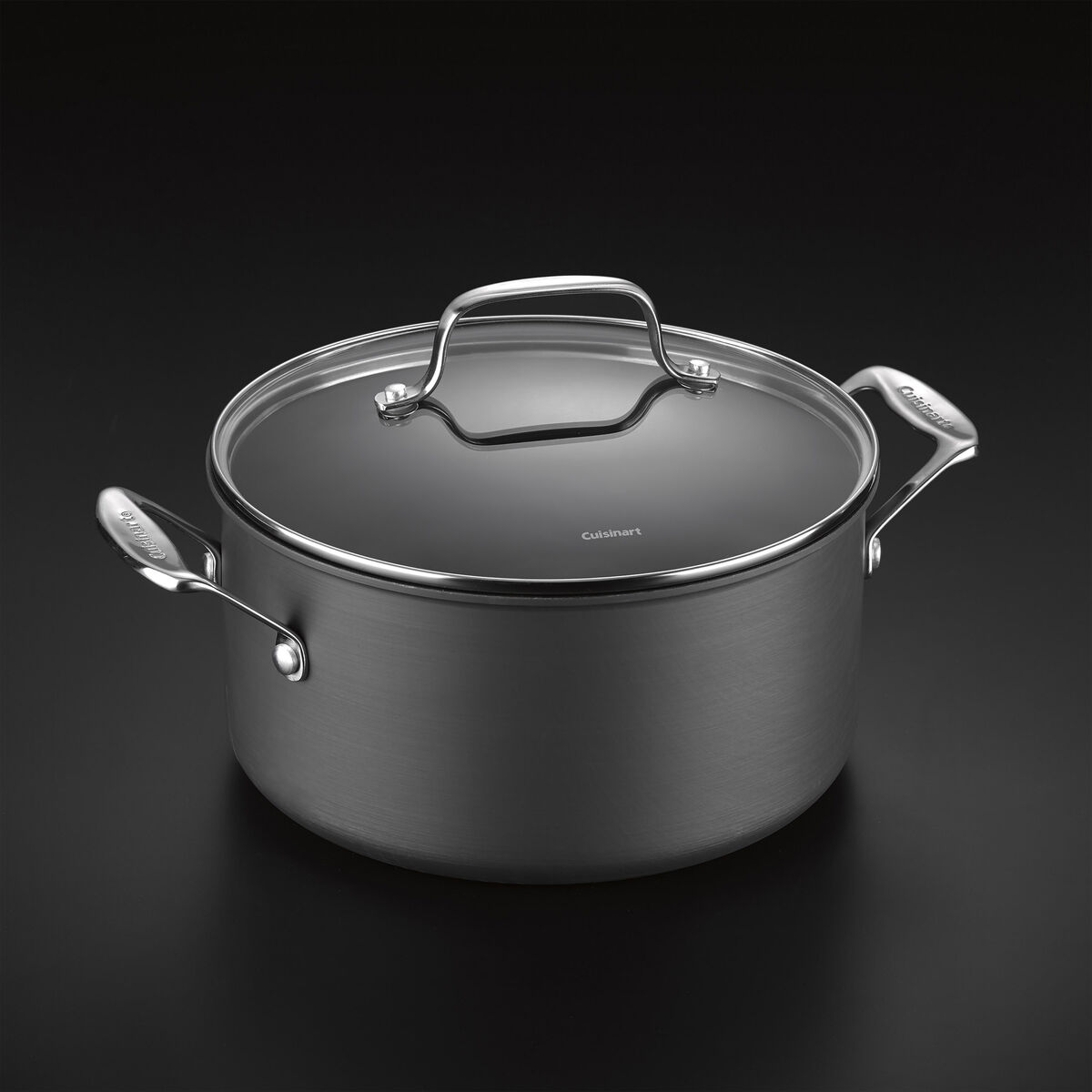 Chef's Classic&trade; Non-stick Hard Anodized 6 Quart Stockpot 2