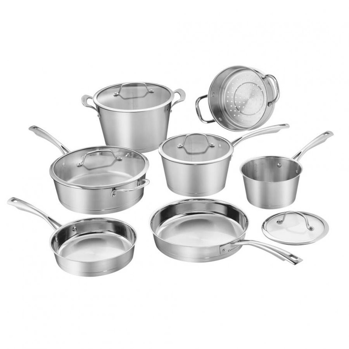 Discontinued 11 Piece Conical Stainless Steel Induction Set 3