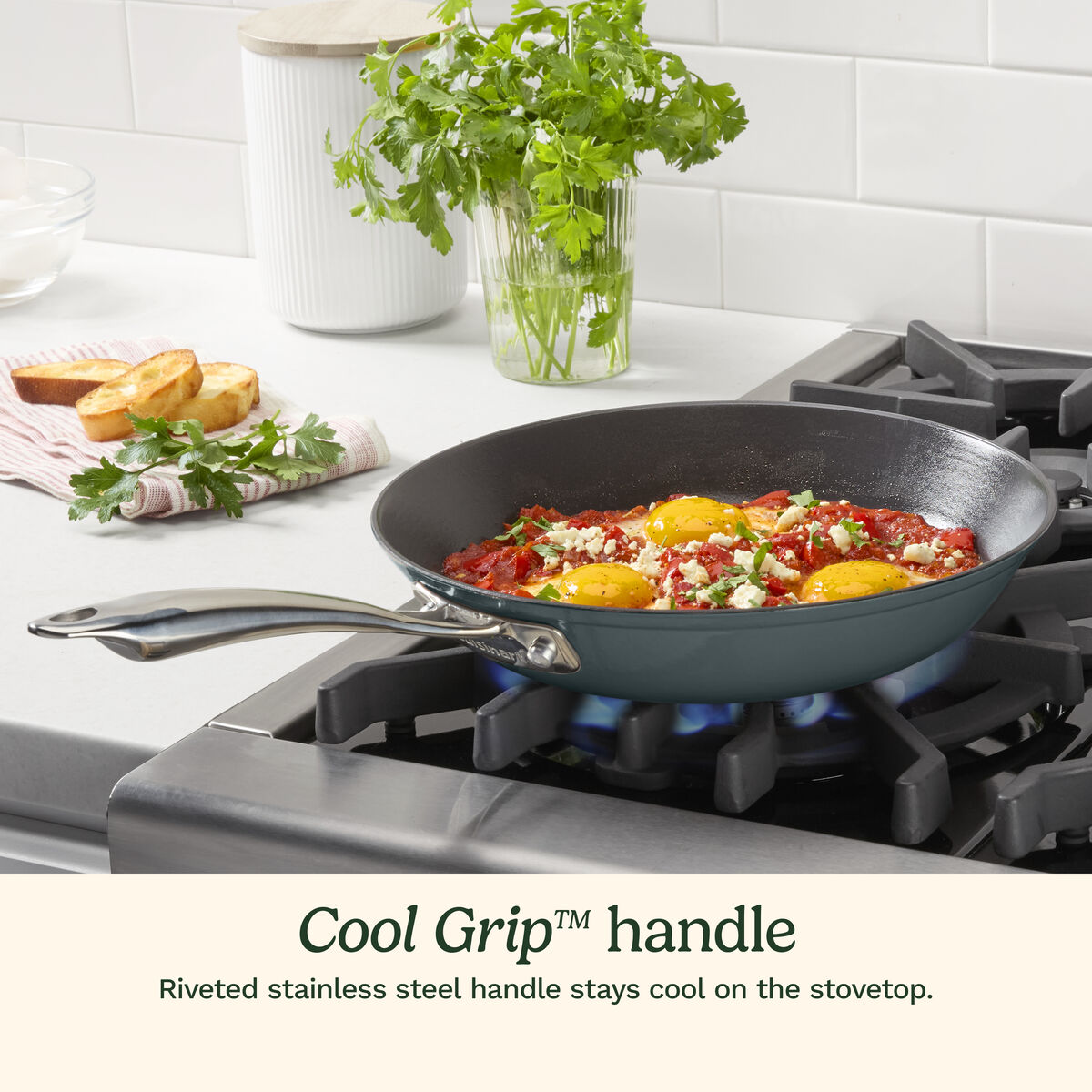 CastLite&trade; Ceramic Nonstick 10" Skillet 6